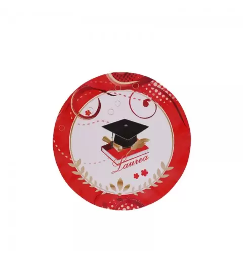 piatti compostabili laurea 21 cm 8 pz - 50672