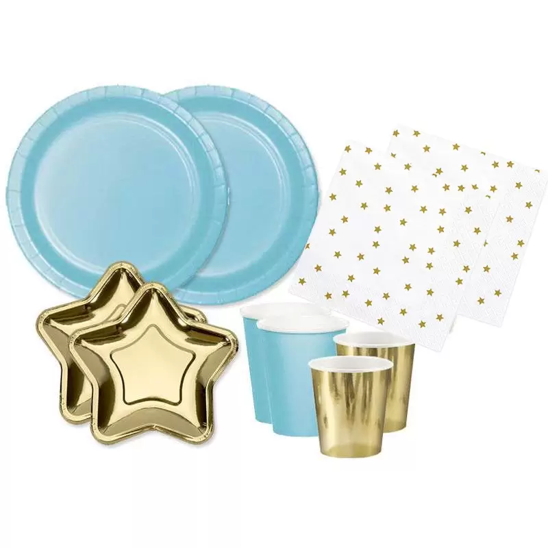 FESTA A TEMA LITTLE STAR TWINKLE TWINKLE - CELESTE E ORO