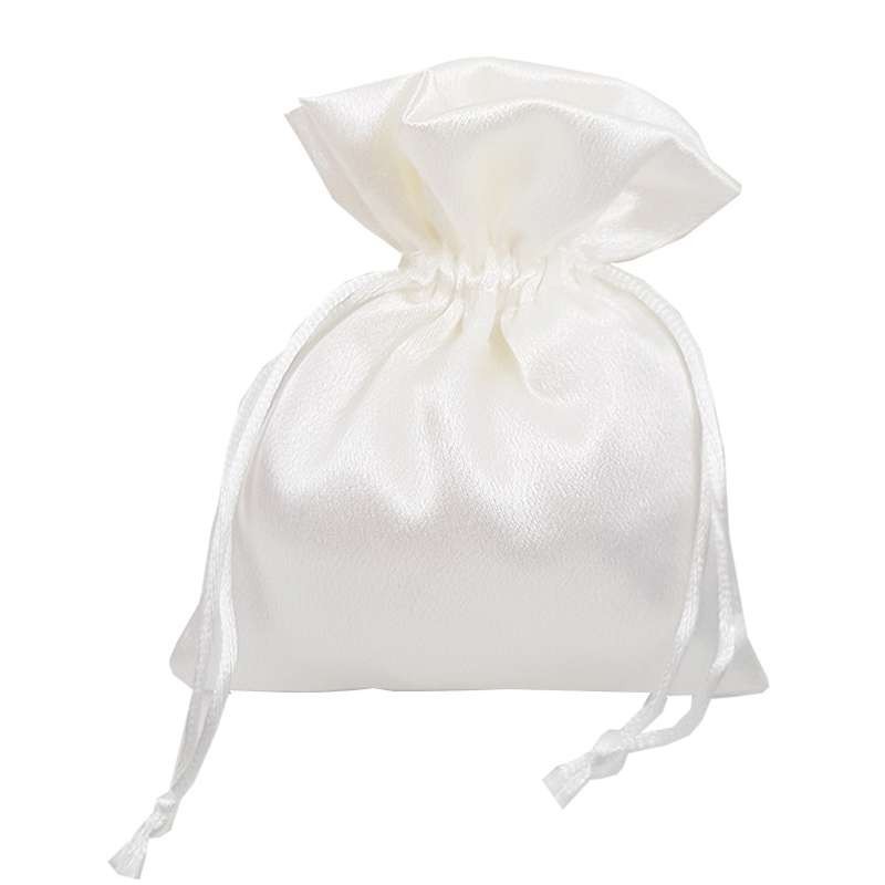 Sacchetto di raso saiten bianco