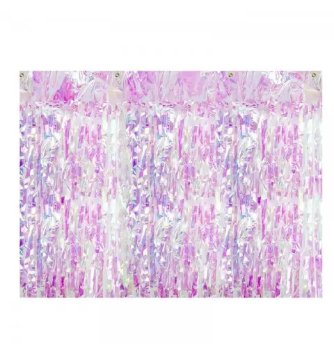TENDA BACKDROP ROSA IRIDESCENTE