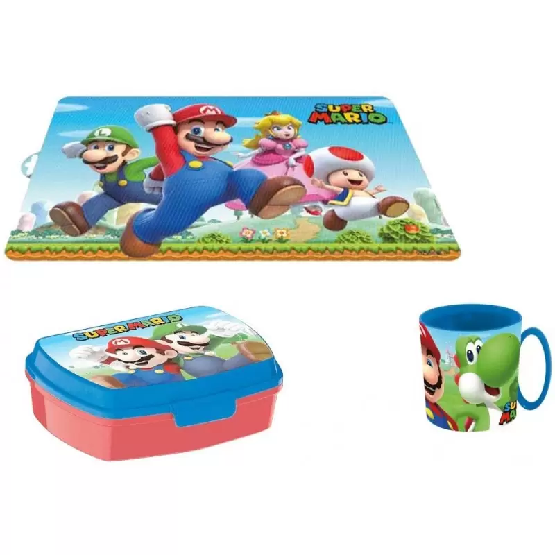 SET MERENDA SUPER MARIO N.1