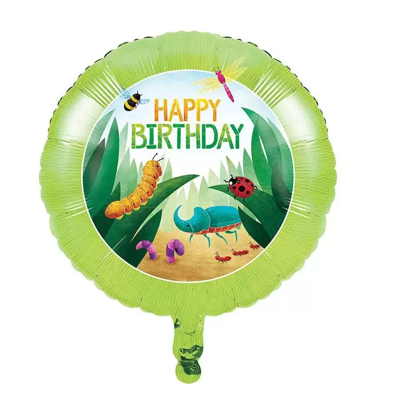 PALLONCINO FOIL BIRTHDAY BUGS - INSETTI 45,7 CM - 346366