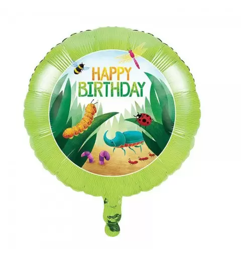 PALLONCINO FOIL BIRTHDAY BUGS - INSETTI 45,7 CM - 346366