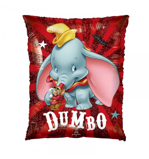 Palloncino foil mylar Dumbo a forma di cuscino 20 - 39130-18
