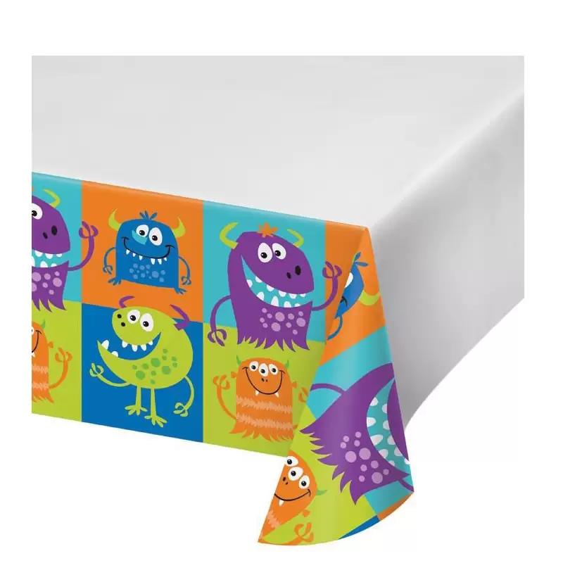 TOVAGLIA IN PVC FUN MOSTERS 121 X 223 CM - 33-1747