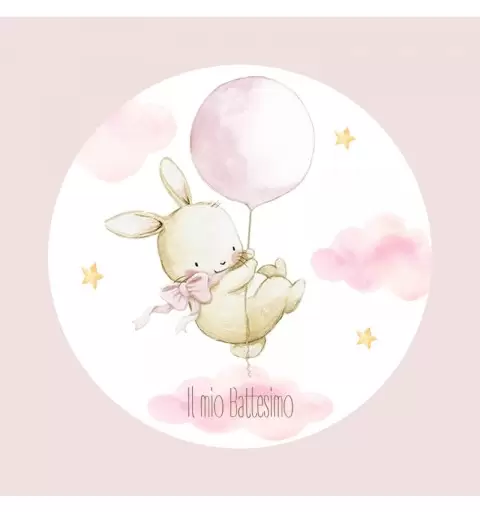 LECCA LECCA BATTESIMO CONIGLIETTA ROSA – 12 PZ