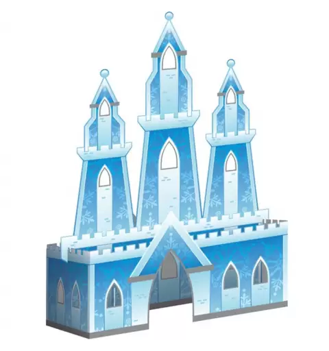 CENTROTAVOLA CASTELLO PRINCIPESSA DELLA NEVE 3D