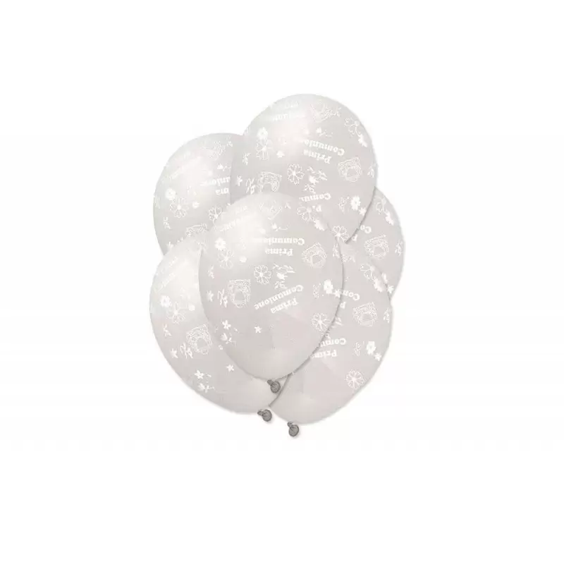 25 PALLONCINI PRIMA COMUNIONE IN LATTICE MEDIUM
