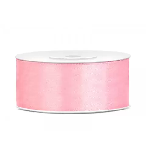 2 ROTOLI DI NASTRINO ROSA DOPPIO RASO 3,8 CM X 50 M