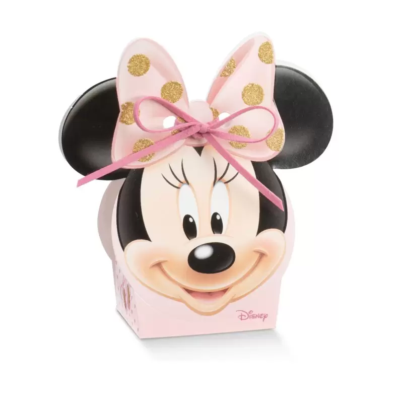 Scatolina Portaconfetti Viso Minnie Ballerina Glitter 68194