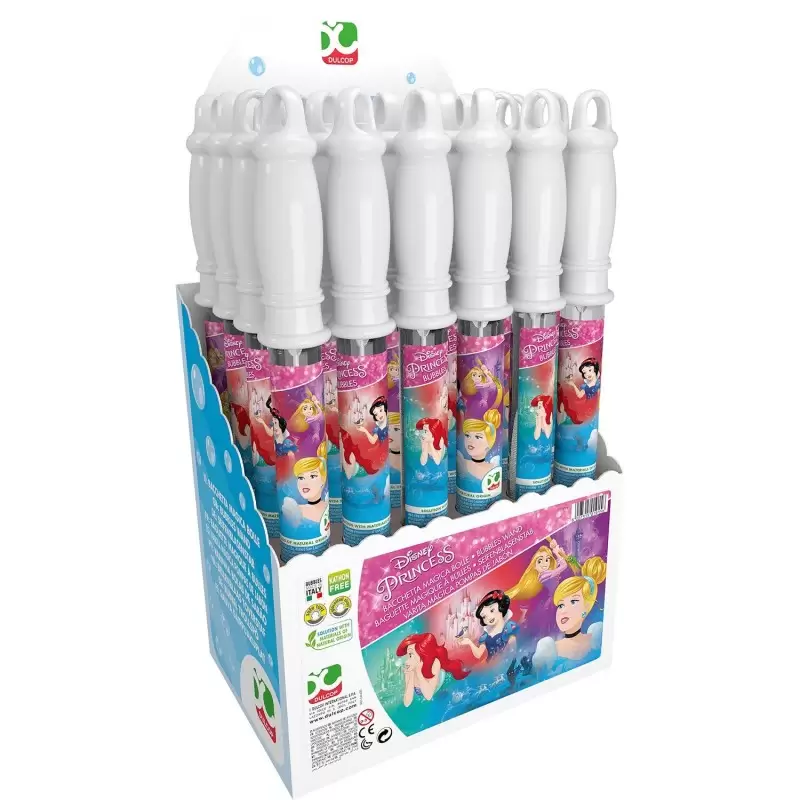 6 SPADE BOLLE DI SAPONE PRINCIPESSE DISNEY