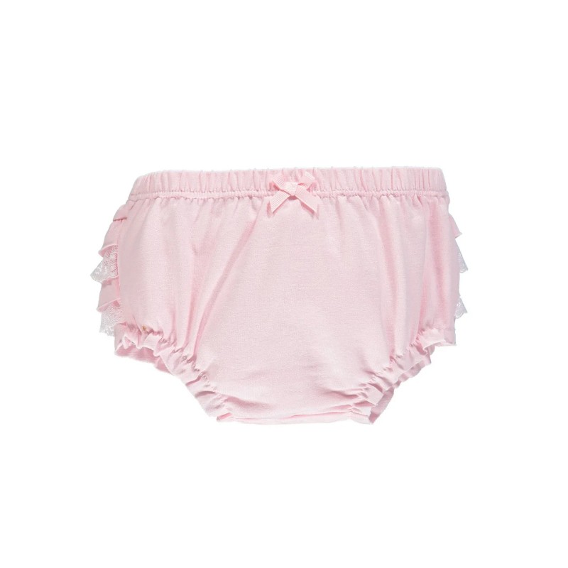 Coulotte mutandina anatomica inserti in pizzo Rosa BF3817 TG.9 Mesi