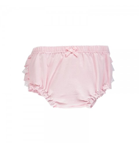 Coulotte mutandina anatomica inserti in pizzo Rosa BF3817 TG.9 Mesi