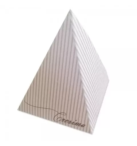 SCATOLINA PIRAMIDE CRESIMA MILLERIGHE BEIGE