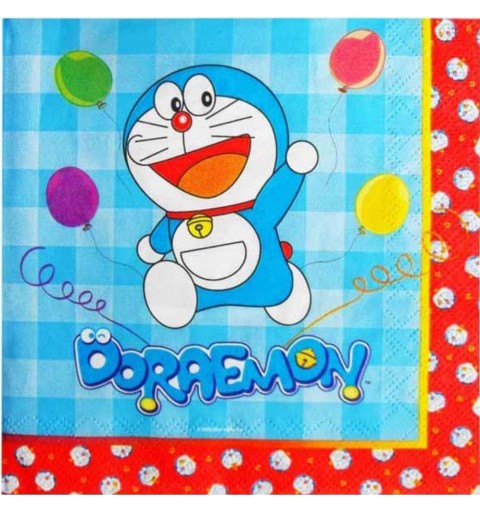 Kit n 3 Coordinato Compleanno Doraemon 