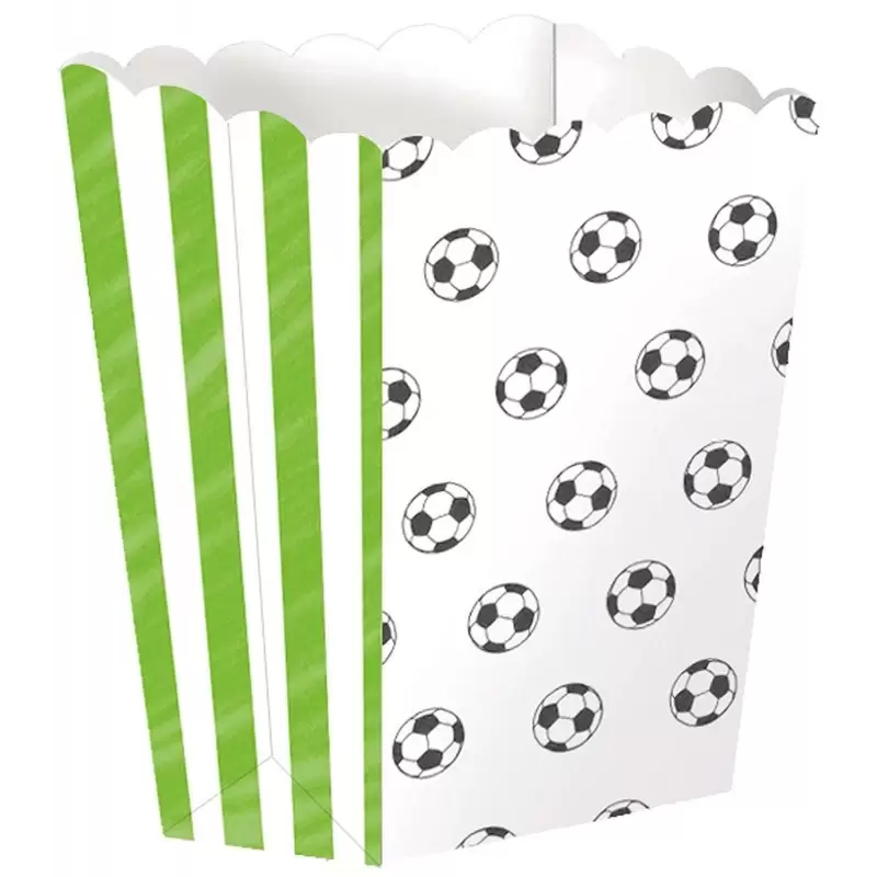 PORTA POPCORN A TEMA CALCIO - 16 PZ