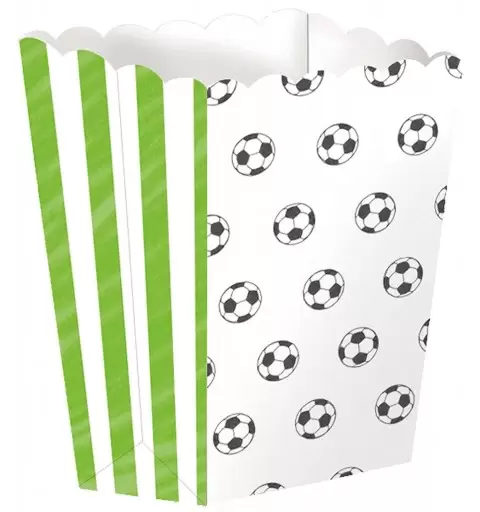PORTA POPCORN A TEMA CALCIO - 16 PZ