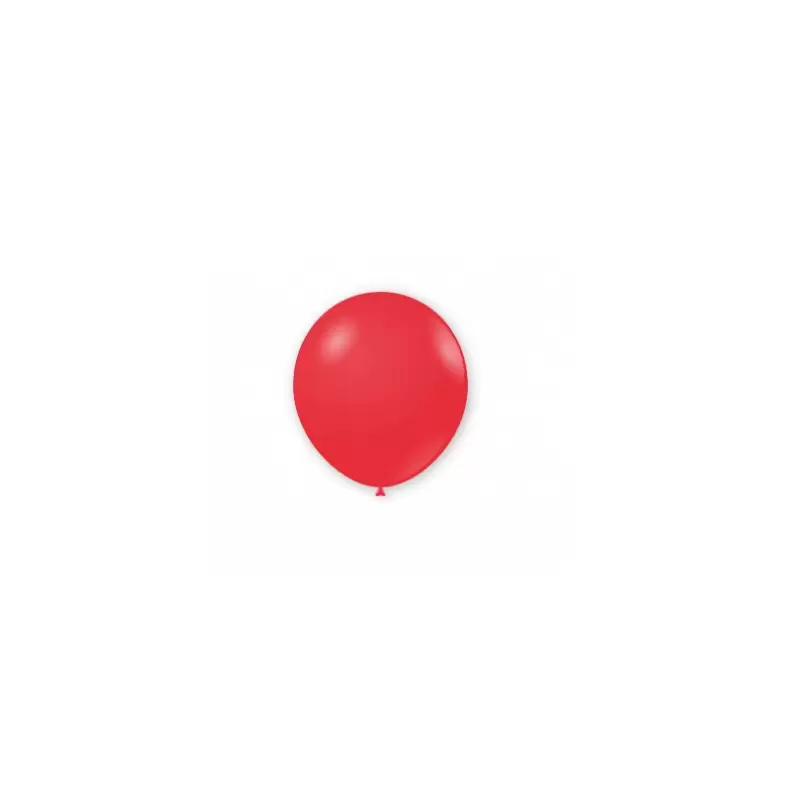 Palloncini in lattice pastello A50 5 cm Rosso 19 confezione da 100 pz