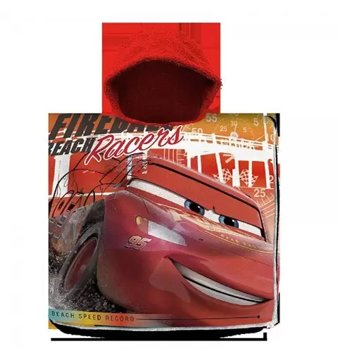 PONCHO DA SPIAGGIA IN COTONE CARS - WD20239