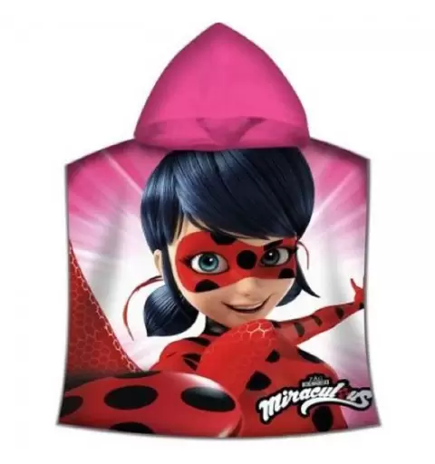 PONCHO DA SPIAGGIA IN COTONE LADYBUG - LB17108