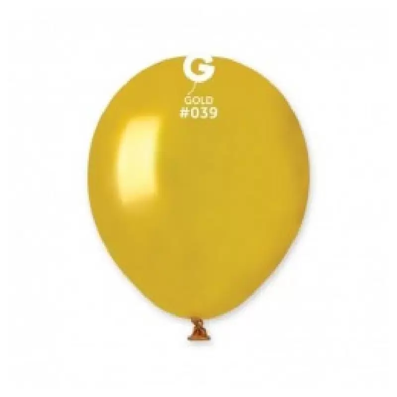100 PALLONCINI ORO METALLIZZATI AM50/39