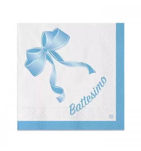TOVAGLIOLI BATTESIMO SONAGLIO CELESTE 20 PZ