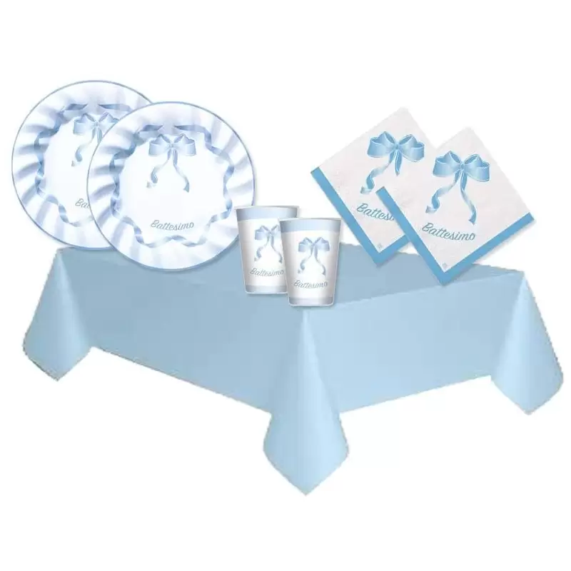 KIT N.16 BATTESIMO SONAGLIO CELESTE