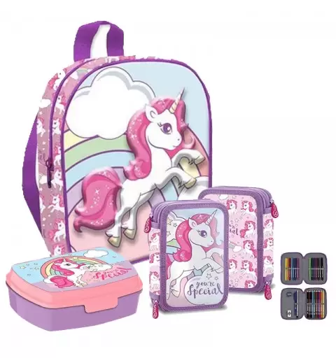 SET SCUOLA UNICORNO 3D