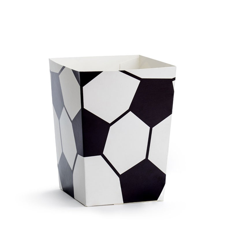 BOX POP CORN CALCIO 7 X 7X 12 CM 6 PZ - POP11