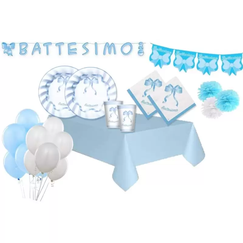 KIT N.46 BATTESIMO SONAGLIO CELESTE