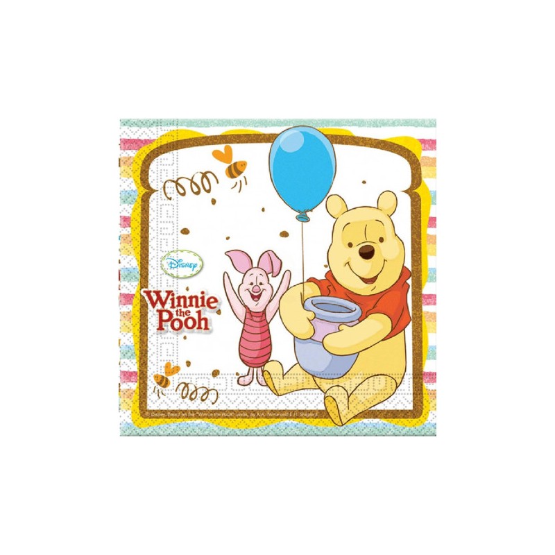 KIT N.38 WINNIE THE POOH CON DECORAZIONE MURALE