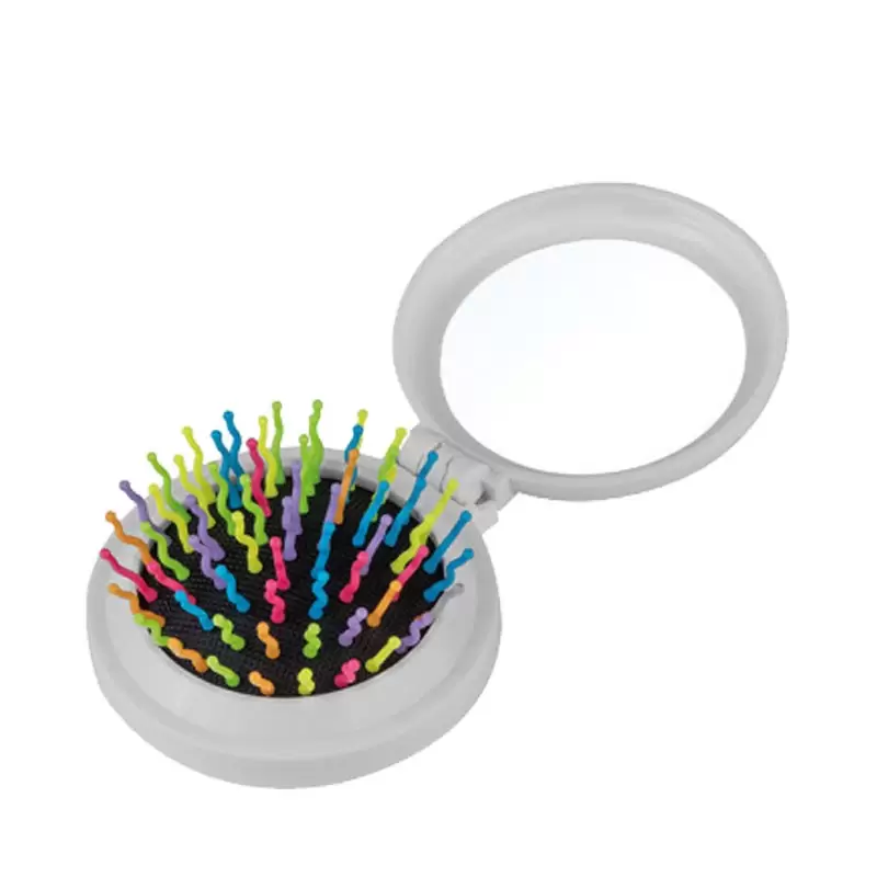 SPAZZOLA CON SPECCHIETTO BIANCO 1 PZ - PI400BI