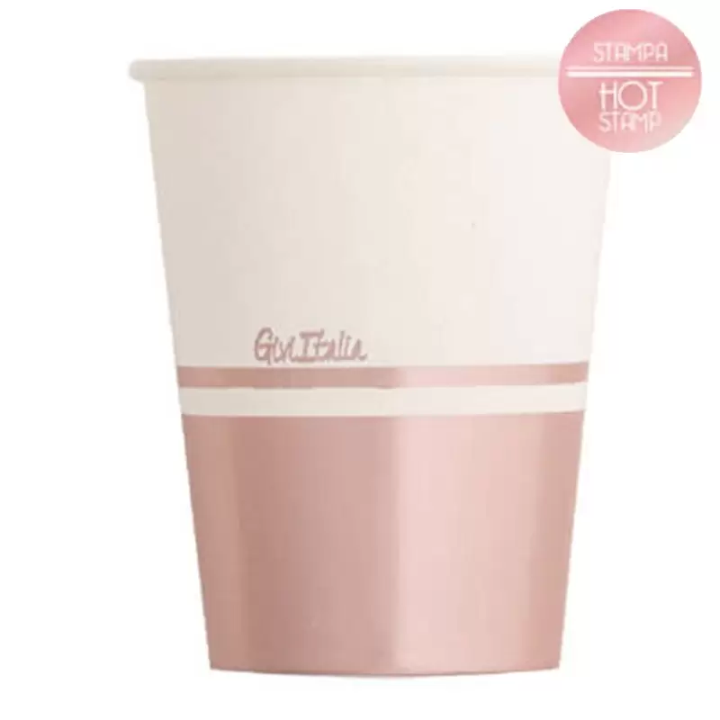 BICCHIERI ROSE GOLD LIBERTY - 8 PZ