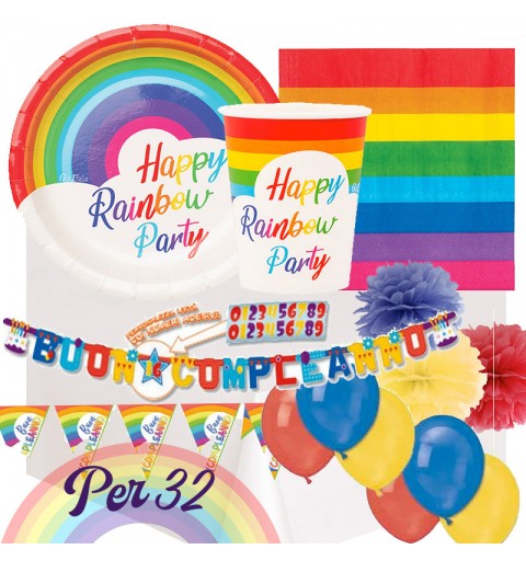 Regalini per gli invitati di una festa Arcobaleno  Feste arcobaleno,  Regalini per festa, Toppers cupcake