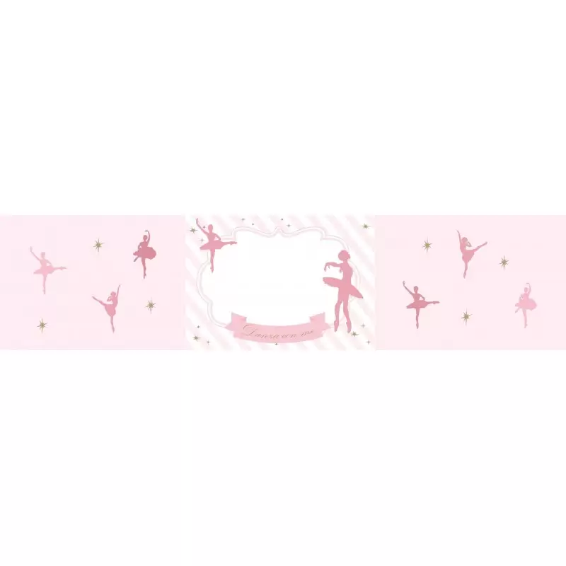 Etichette ballerina per bottiglia - 12 pz