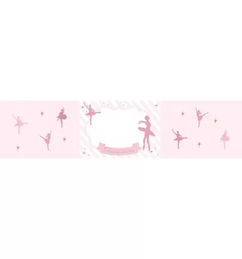 Etichette ballerina per bottiglia - 12 pz