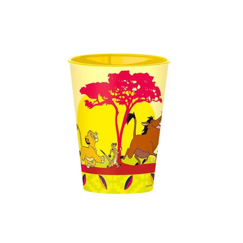 Bicchiere in plastica il Re Leone 89207