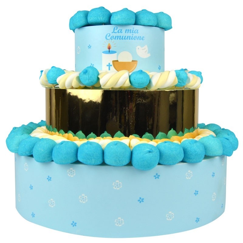 Torta finta scenografica personalizzata per battesimo, compleanno,  comunione