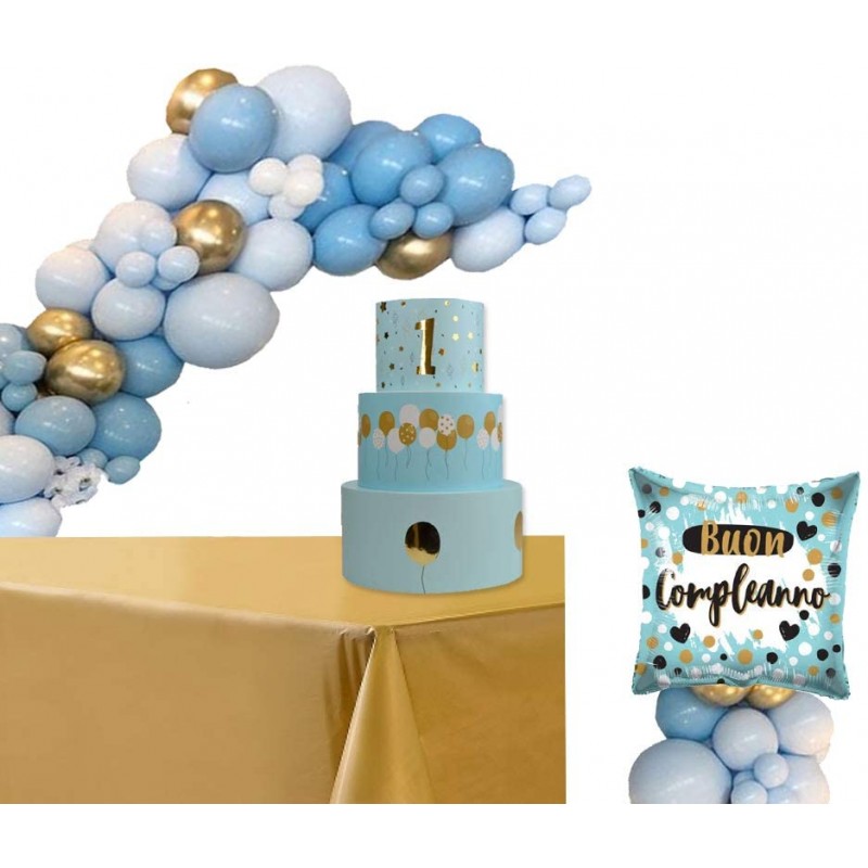 Battesimo palloncini addobbi torta allestimenti decorazioni buffet