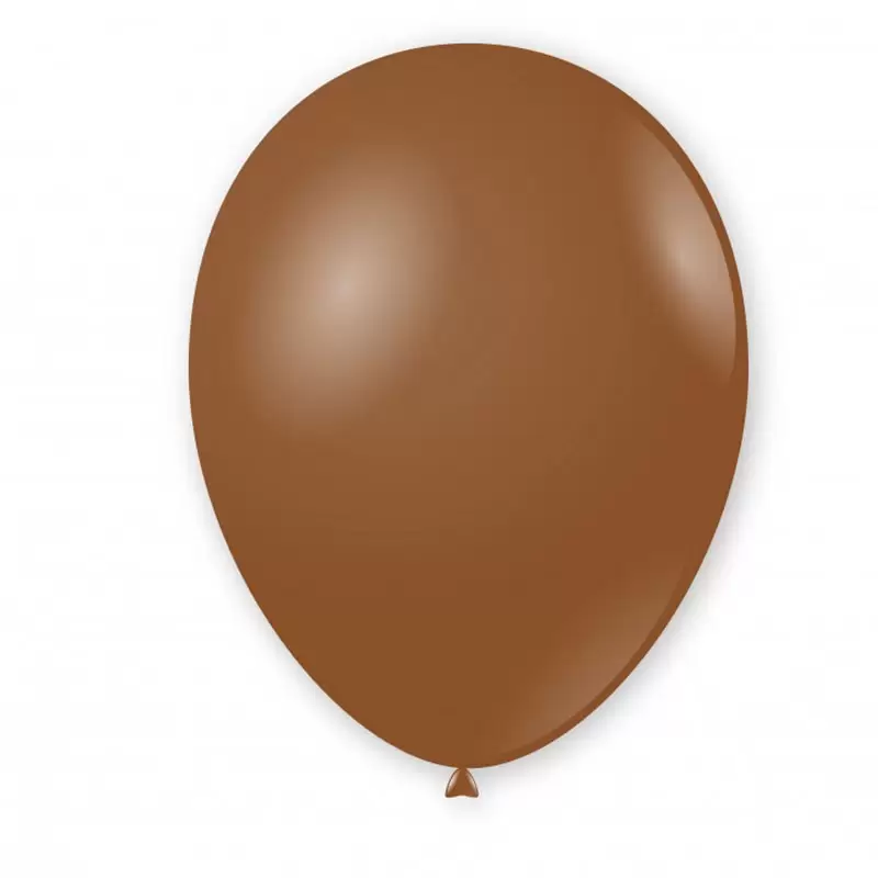 PALLONCINI IN LATTICE PASTELLO G110 MARRONE MOKA 83 11/12 - 30 CM 100 PZ