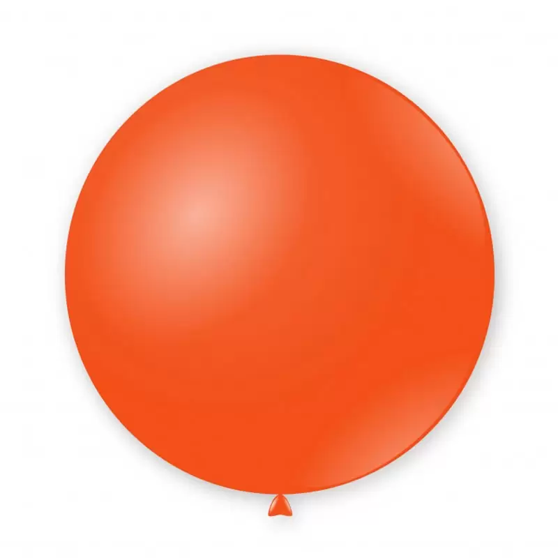 PALLONCINI IN LATTICE PASTELLO G150 ARANCIO 14 15 - 38 CM 50 PZ