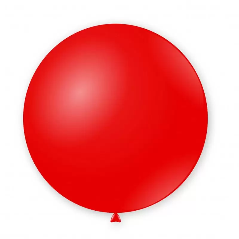 PALLONCINI IN LATTICE PASTELLO G150 ROSSO 28 15 - 38 CM 50 PZ