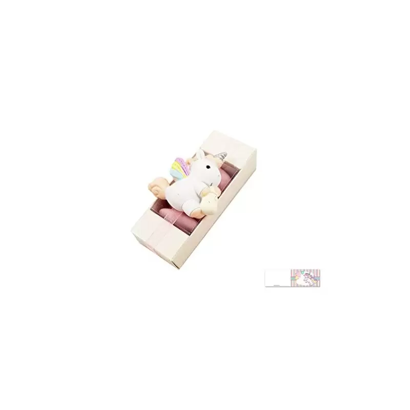 BOMBONIERE UNICORNI ROSA CALAMITA CON ASTUCCI BIANCHI – 12 PZ