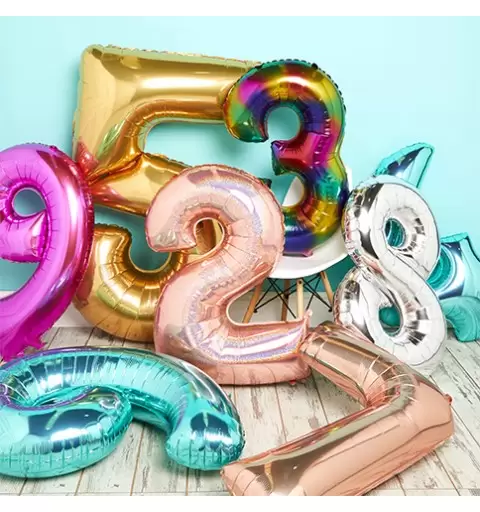 PALLONCINO FOIL NUMERO 40 CM