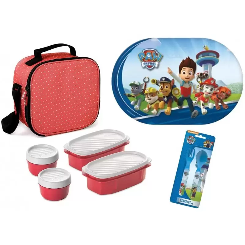 SET PRANZO PAW PATROL CON BORSA TERMICA
