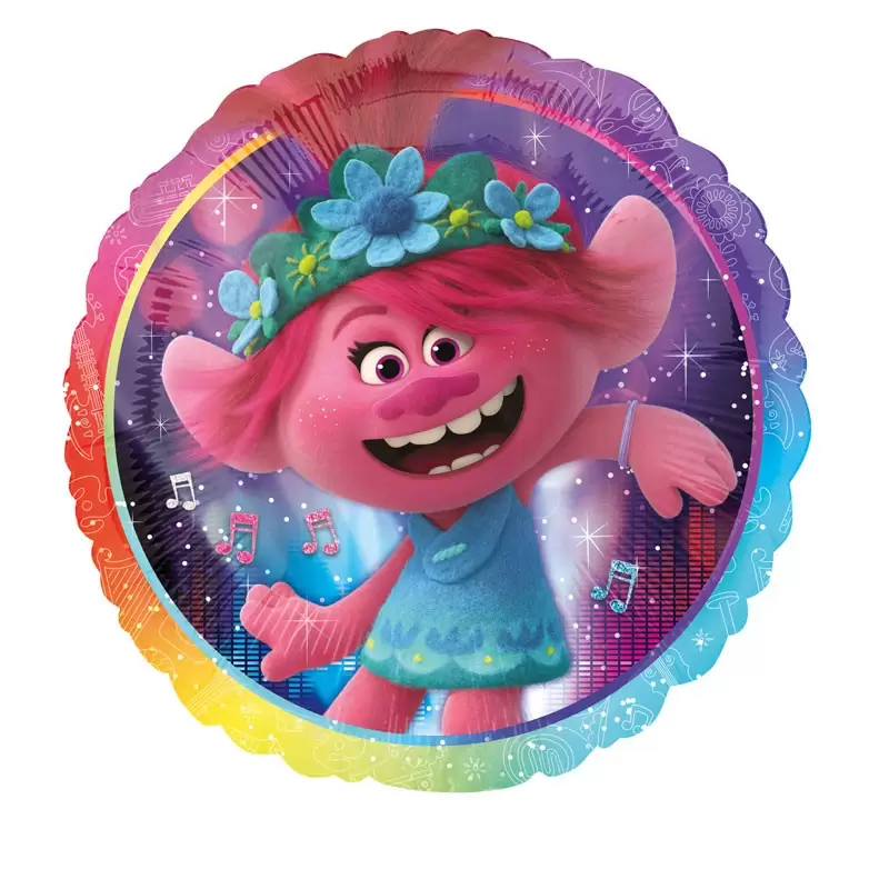 PALLONCINO FOIL TONDO TROLLS 43 CM - 4072201