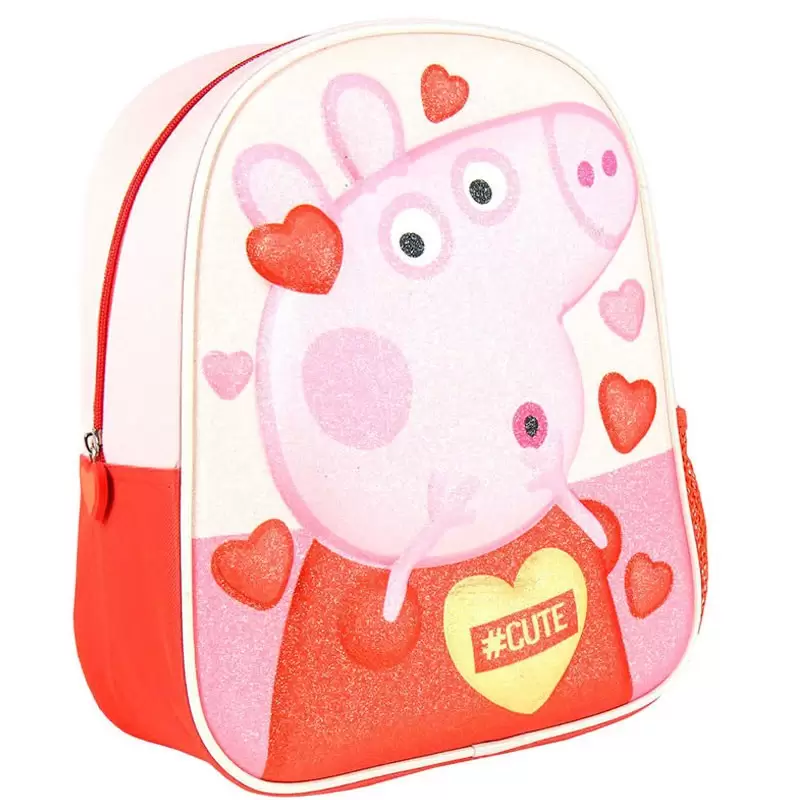 ZAINETTO ASILO PEPPA PIG 3D 26 CM - 2100002968