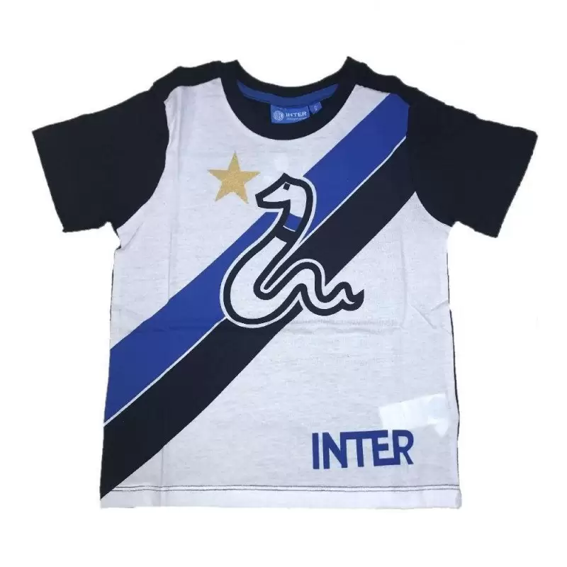 T-SHIRT INTER PER BAMBINI – MAGLIETTA A MANICHE CORTE