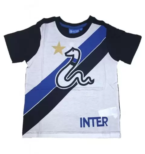 T-SHIRT INTER PER BAMBINI – MAGLIETTA A MANICHE CORTE