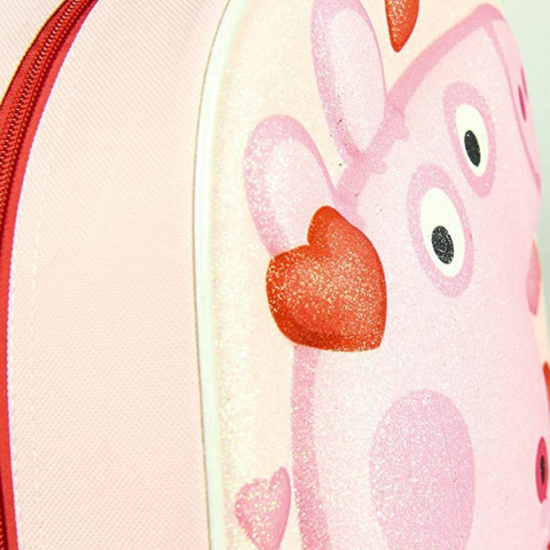 SET ASILO PEPPA PIG 3D - ZAINETTO BORRACCIA E PORTA MERENDA